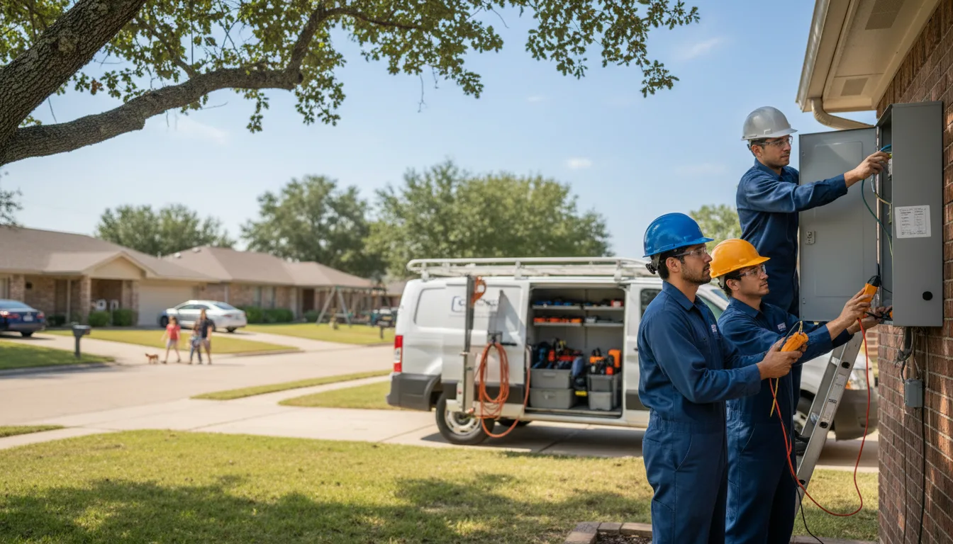 Certified electrician providing emergency electrical services in Delaware, OH